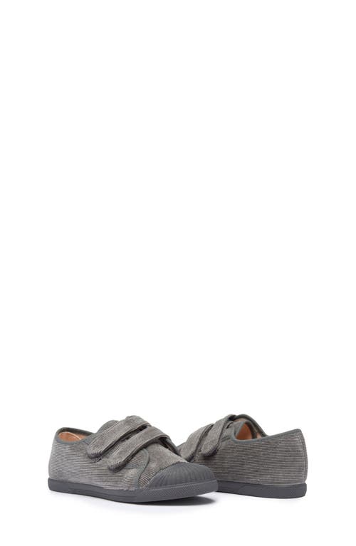 CHILDRENCHIC Fall Double Strap Sneaker in Grey