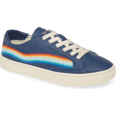 Soludos Rainbow Wave Sneaker, Blue