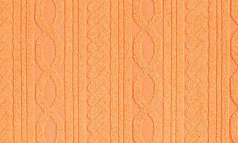 Shop Ava & Yelly Kids' Fringe Cover-up Top & Skirt Set In Orange