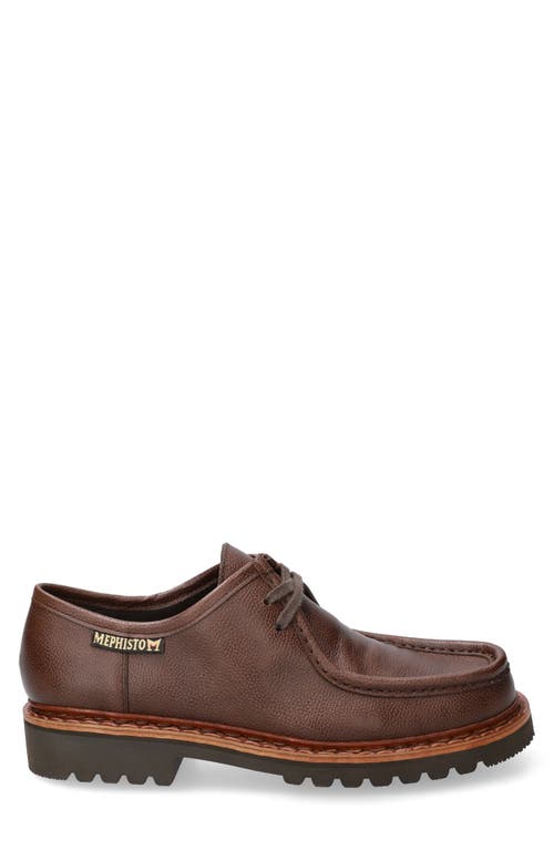 Mephisto Peppo Water Resistant Chukka Loafer In Chestnut Gipsi