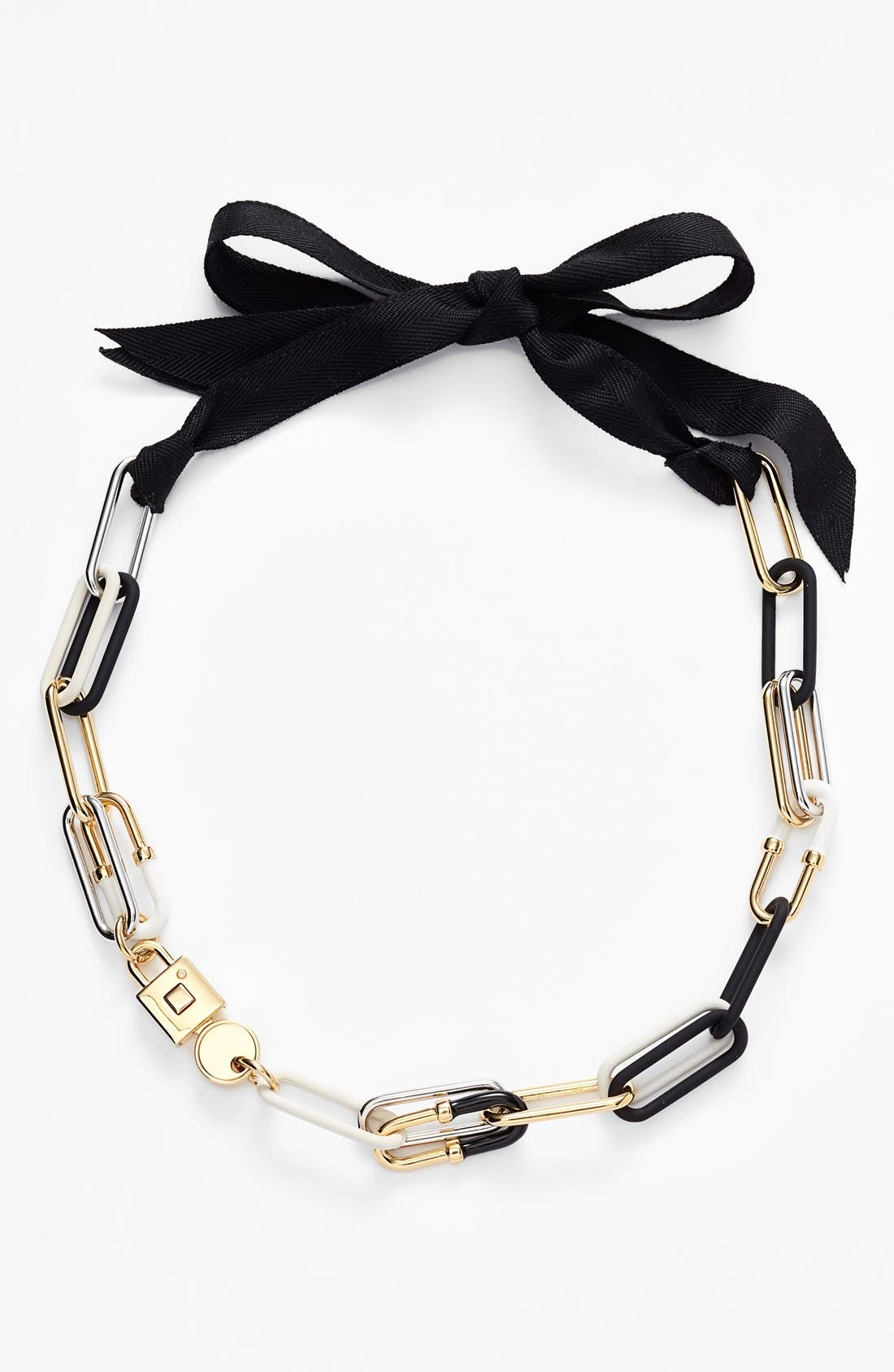 MARC BY MARC JACOBS 'Ferus' Chain & Ribbon Collar Necklace Nordstrom