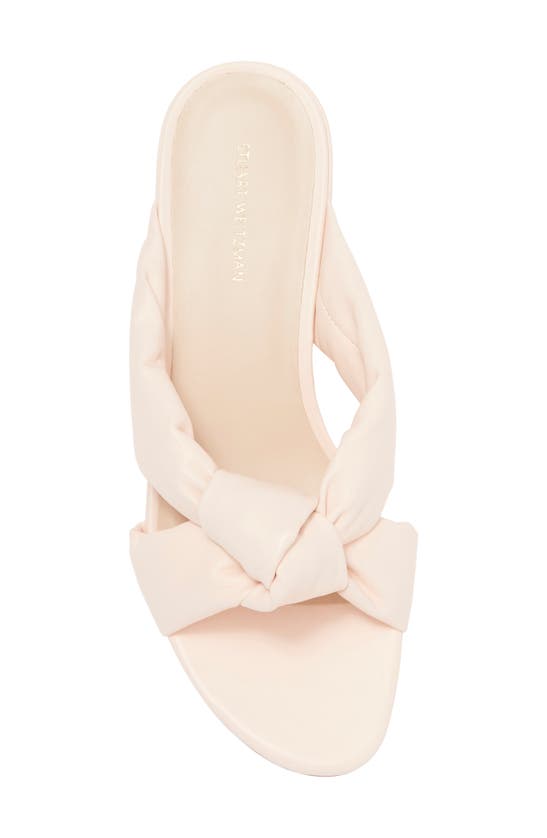 Stuart Weitzman Vacay 35 Block Slide Sandal In Rosewater