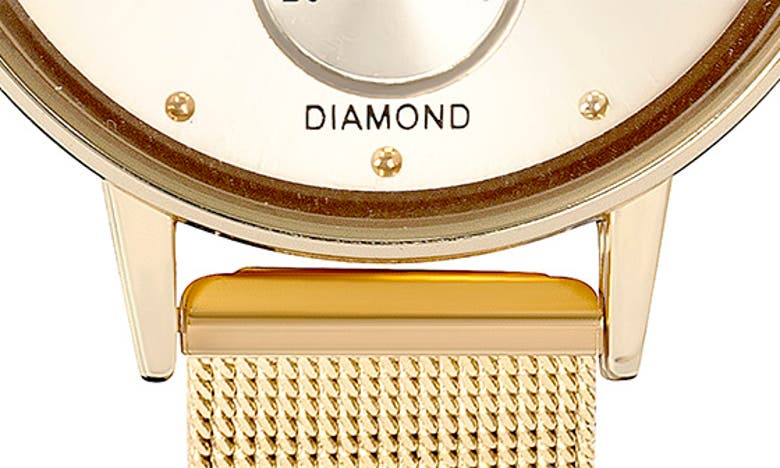 Shop I Touch Diamond Bracelet Watch, 34mm In Gold