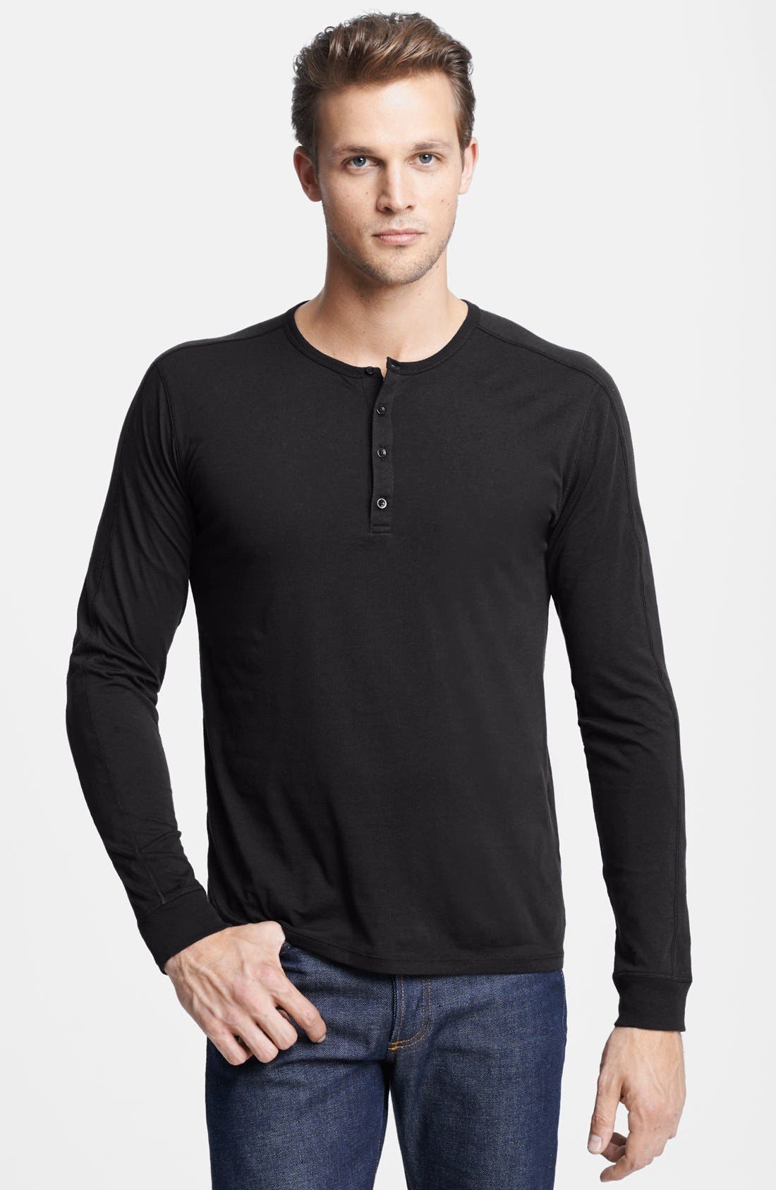 Vince Long Sleeve Knit Henley Nordstrom