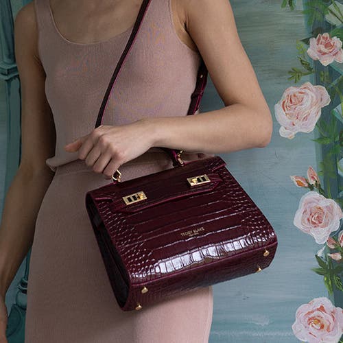 Teddy Blake Kim Croco 11" In Bordeaux