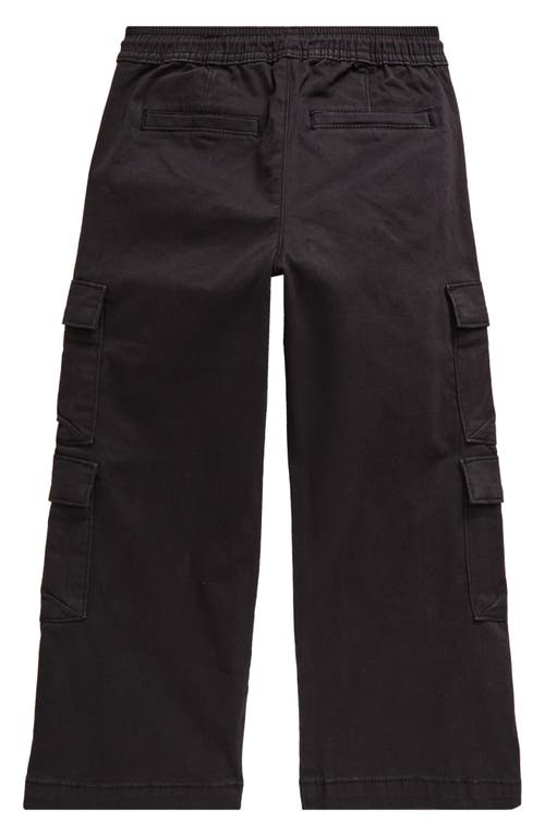 Shop Pacsun Kids' Porter Stretch Cotton Cargo Pants In Black