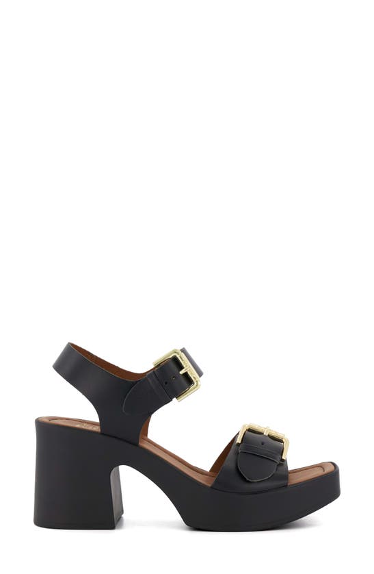 Dune London Jenies Platform Sandal In Black