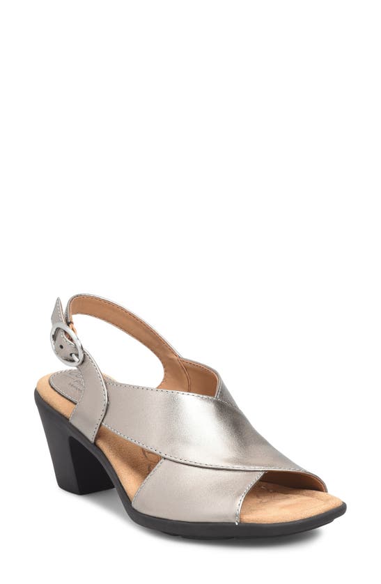 Shop Comfortiva Katara Slingback Sandal In Anthracite