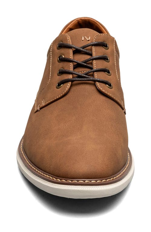 Nunn Bush Chase Plain Toe Derby In Cognac Multi