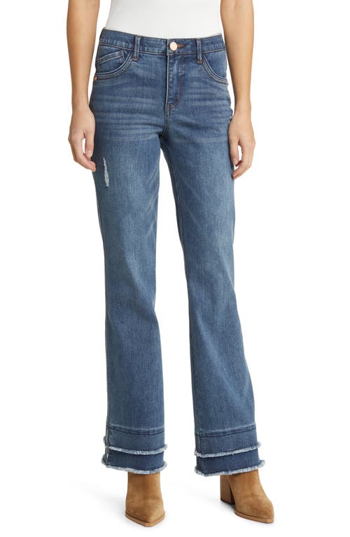 Wit & Wisdom 'Ab'Solution High Waist Itty Bitty Bootcut Jeans Blue Vintage at Nordstrom,
