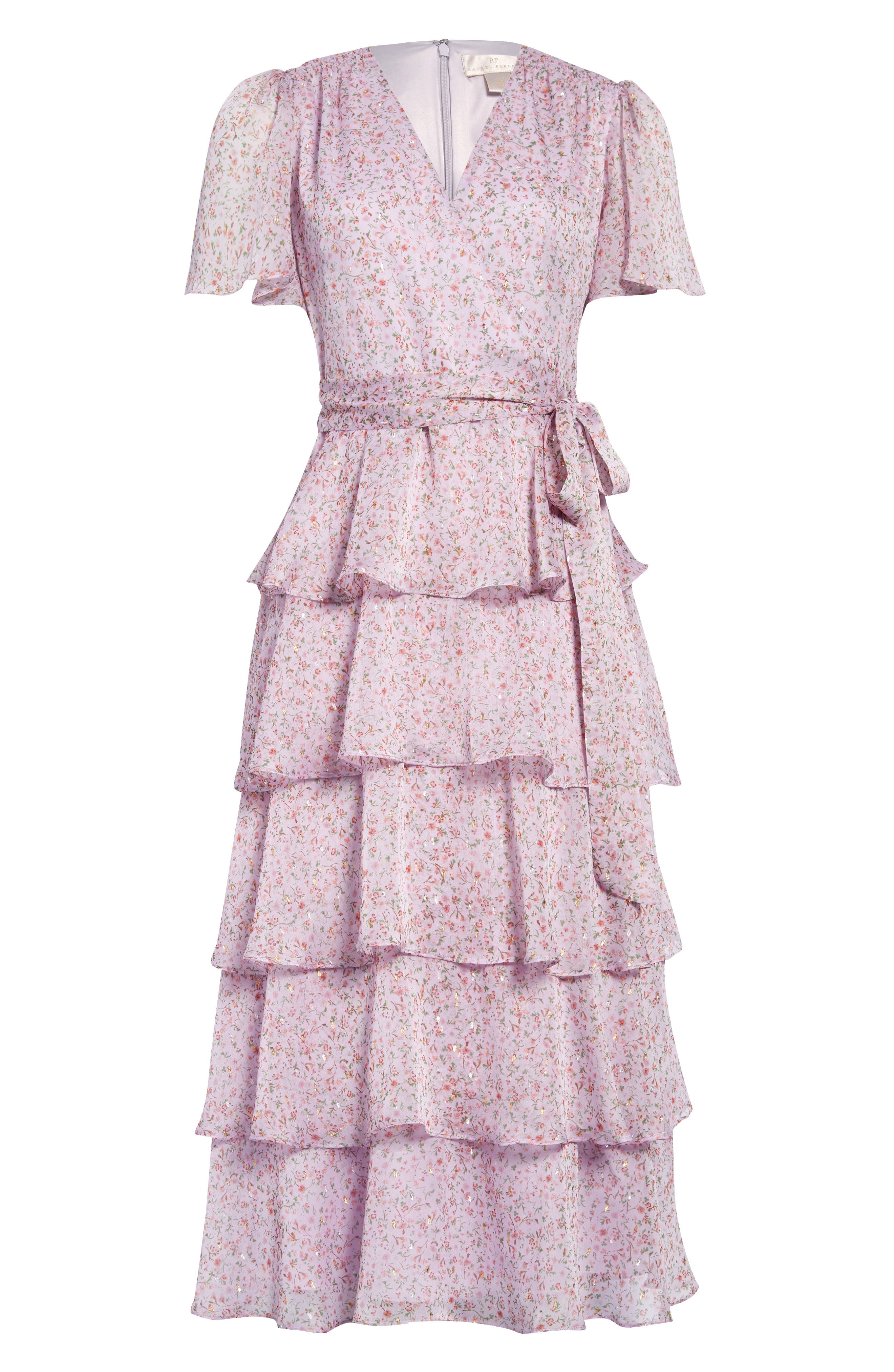 rachel parcell flutter sleeve dress