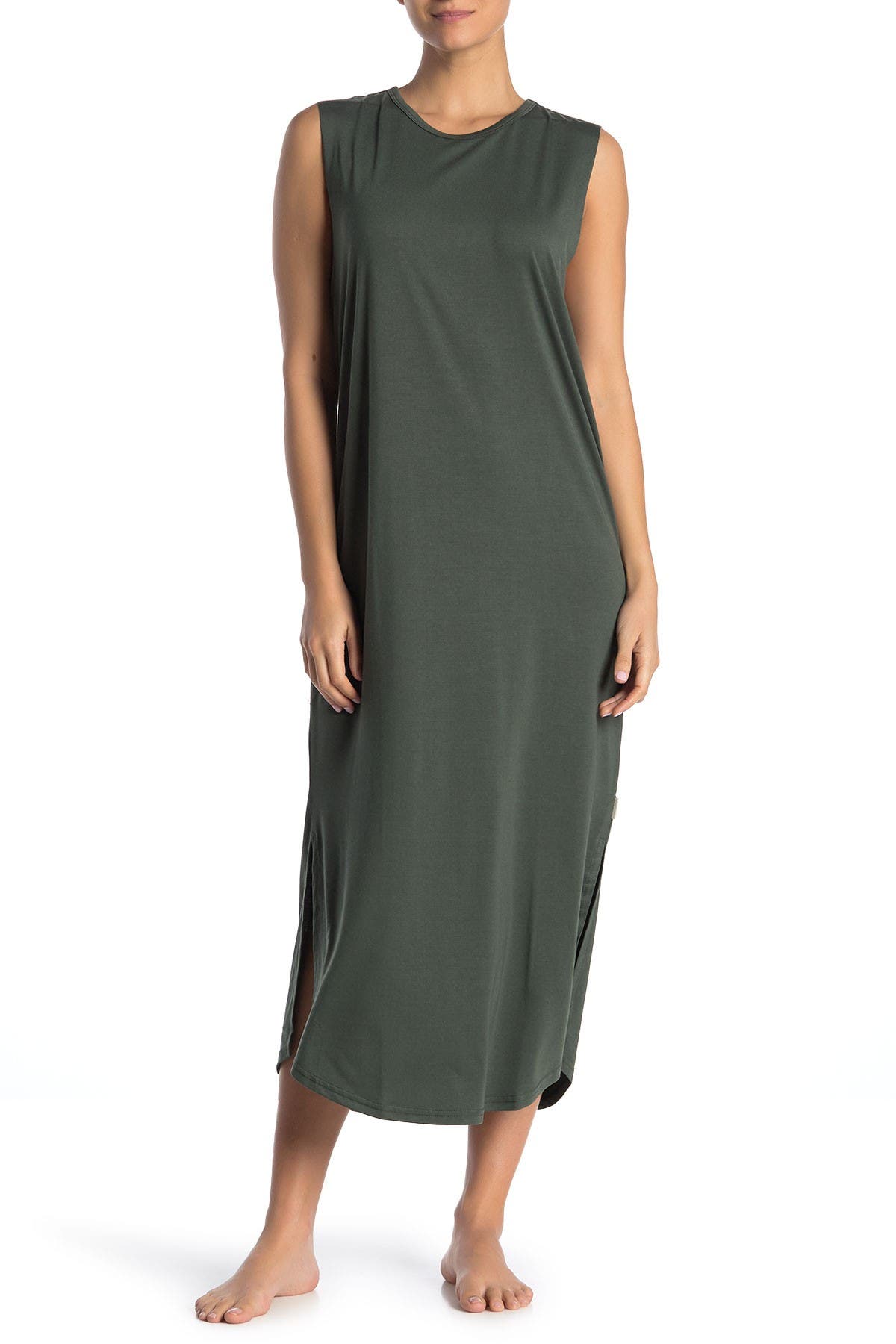 Chalmers Victoria Jersey Nightgown In Fern Jersey