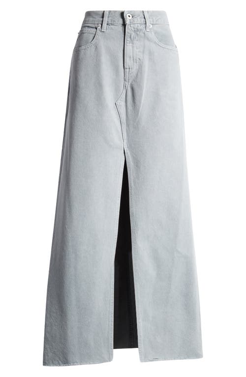 SLVRLAKE SLVRLAKE RAW HEM DENIM MAXI SKIRT 