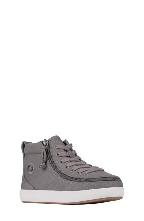 BILLY Footwear Kids' Classic DR High II Sneaker in Dark Grey 