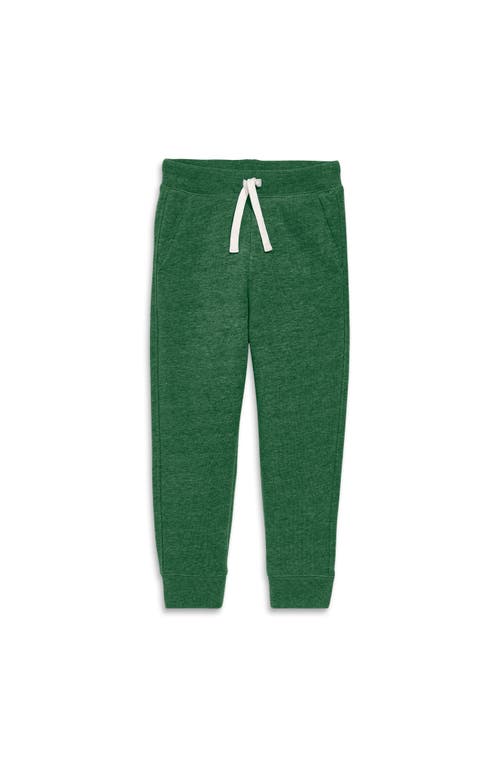 Shop Primary Cozy Fleece Jogger In Heather Evergreen