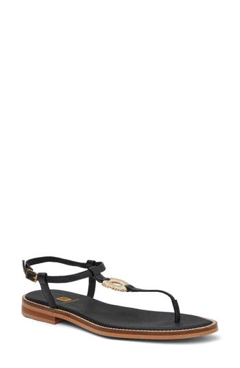 Bruno Magli Jenna T-strap Sandal In Black