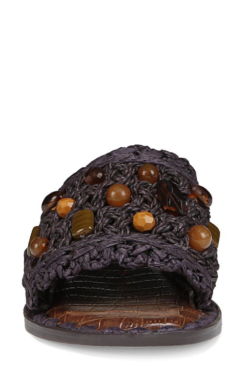 Sam Edelman Graciela Beaded Slide Sandal Pinto Brown In Pinto Brown
