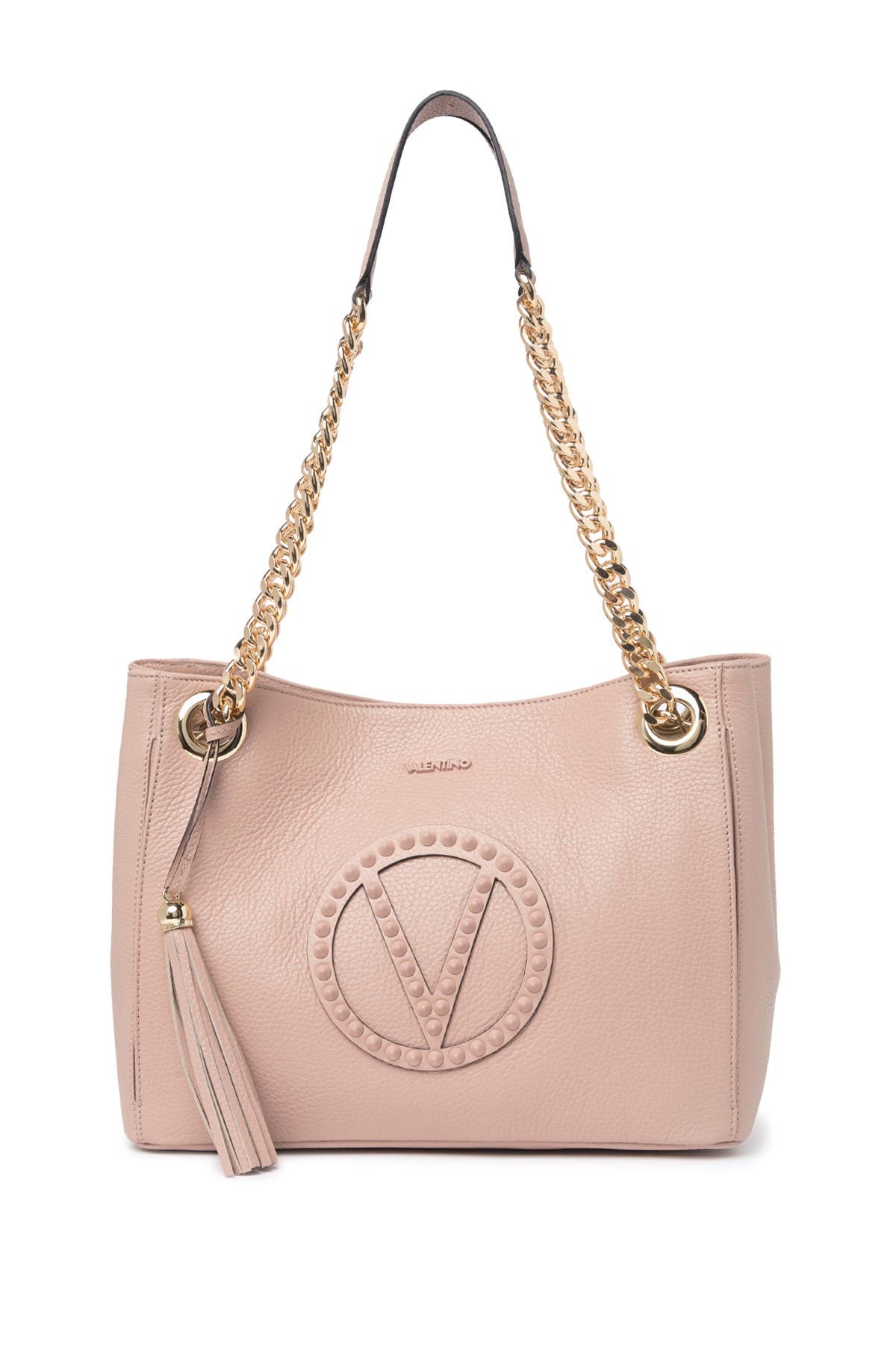 valentino luisa leather tote