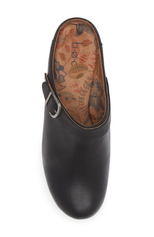 B O C Liv Clog Heel In Black