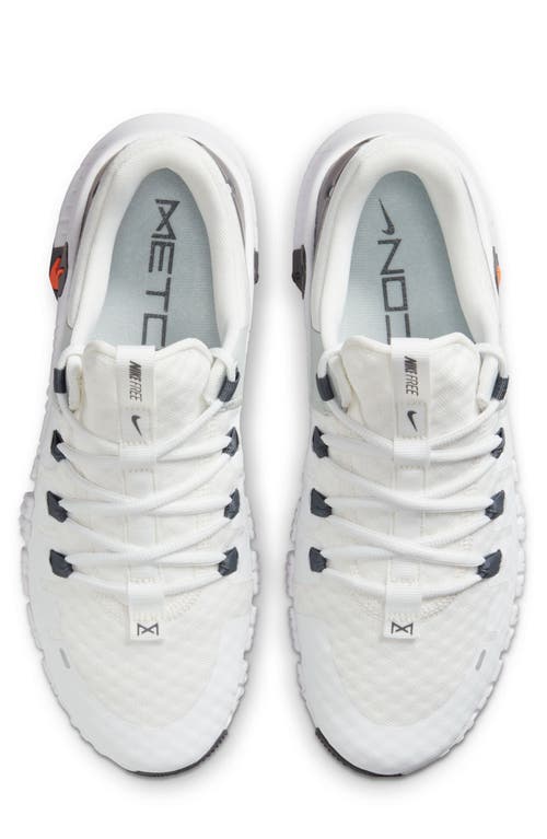 Shop Nike Free Metcon 5 Training Shoe In Summit White/bright Orange