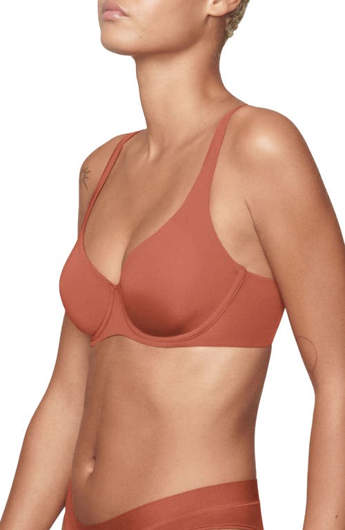 Shop Cuup The Scoop Underwire Microfiber Bra In Clay