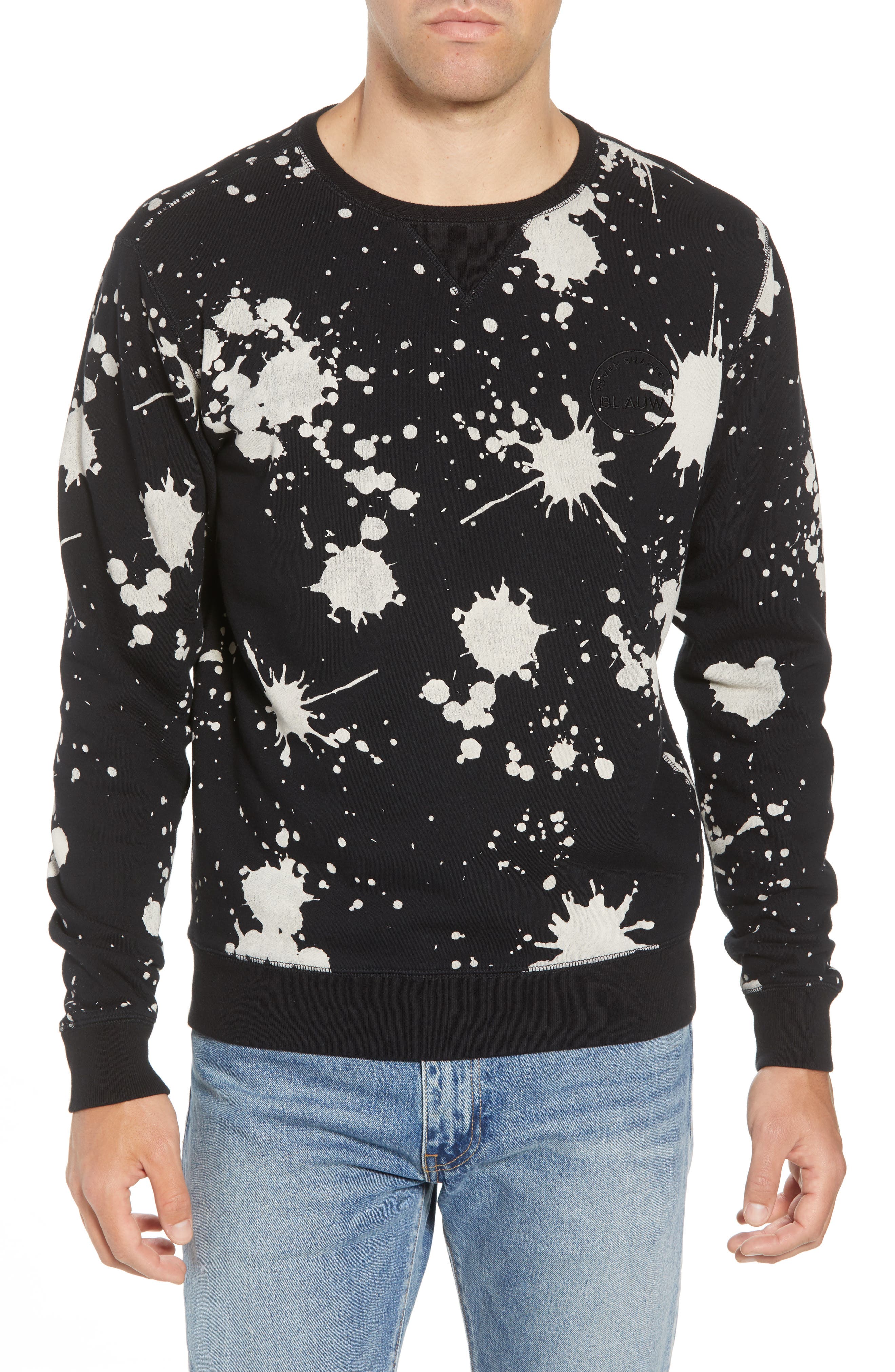 scotch and soda blauw sweatshirt