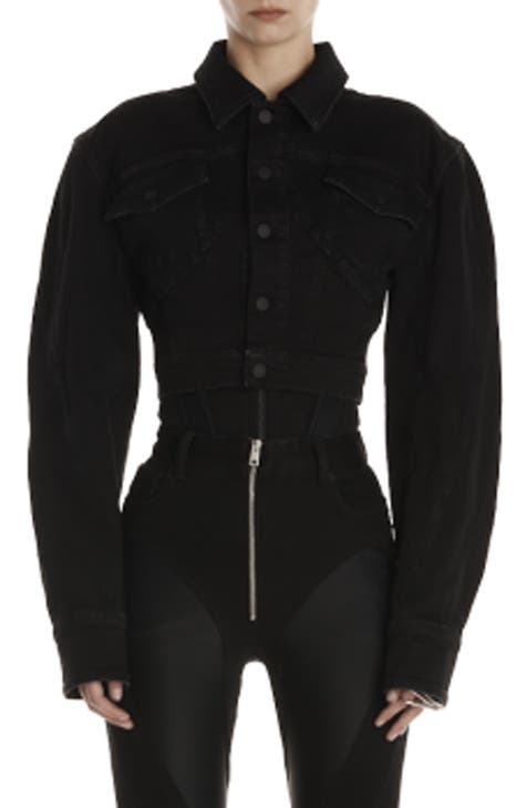 New Mugler H&M HM mens hooded jacket XL corset waist hoodie from US Seller