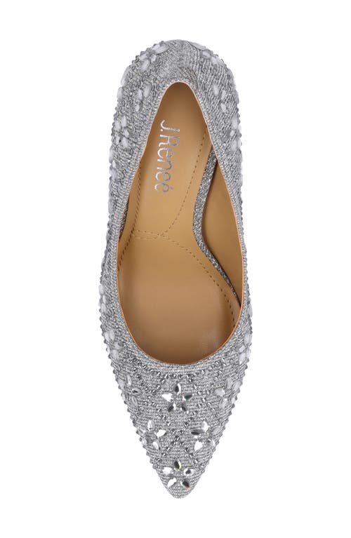 J. Reneé Barlow Pointed Toe Pump In Pewter