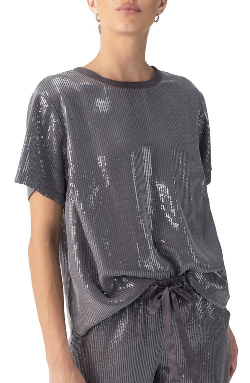 Shop Sanctuary Perfect Sequin Top In Gun Metal