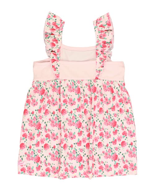 Shop Rufflebutts Baby Ruffle Strap Mixed Print Dress In English Roses