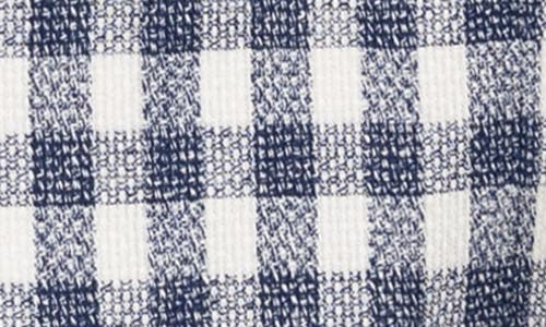 Shop Tailorbyrd Textured Check Sport Coat In Ecru/navy