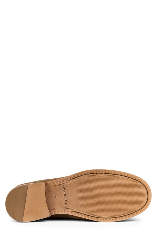 Donald Pliner Penny Loafer In Dark Taupe