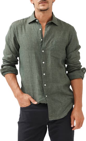 Seaford Linen Button-Up Shirt