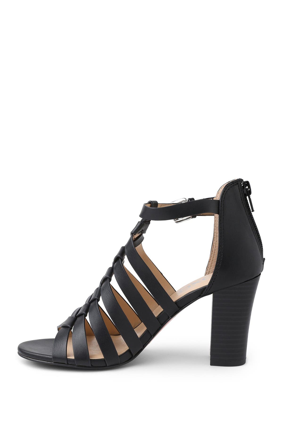XOXO Baxter Woven Block Heel Sandal (Women) Nordstromrack