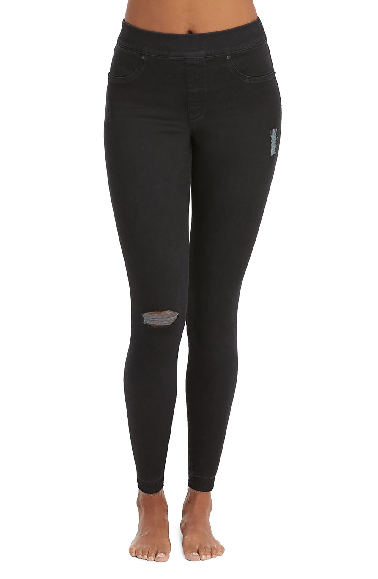 SPANX Distressed Ankle Skinny Jeans Nordstrom Rack