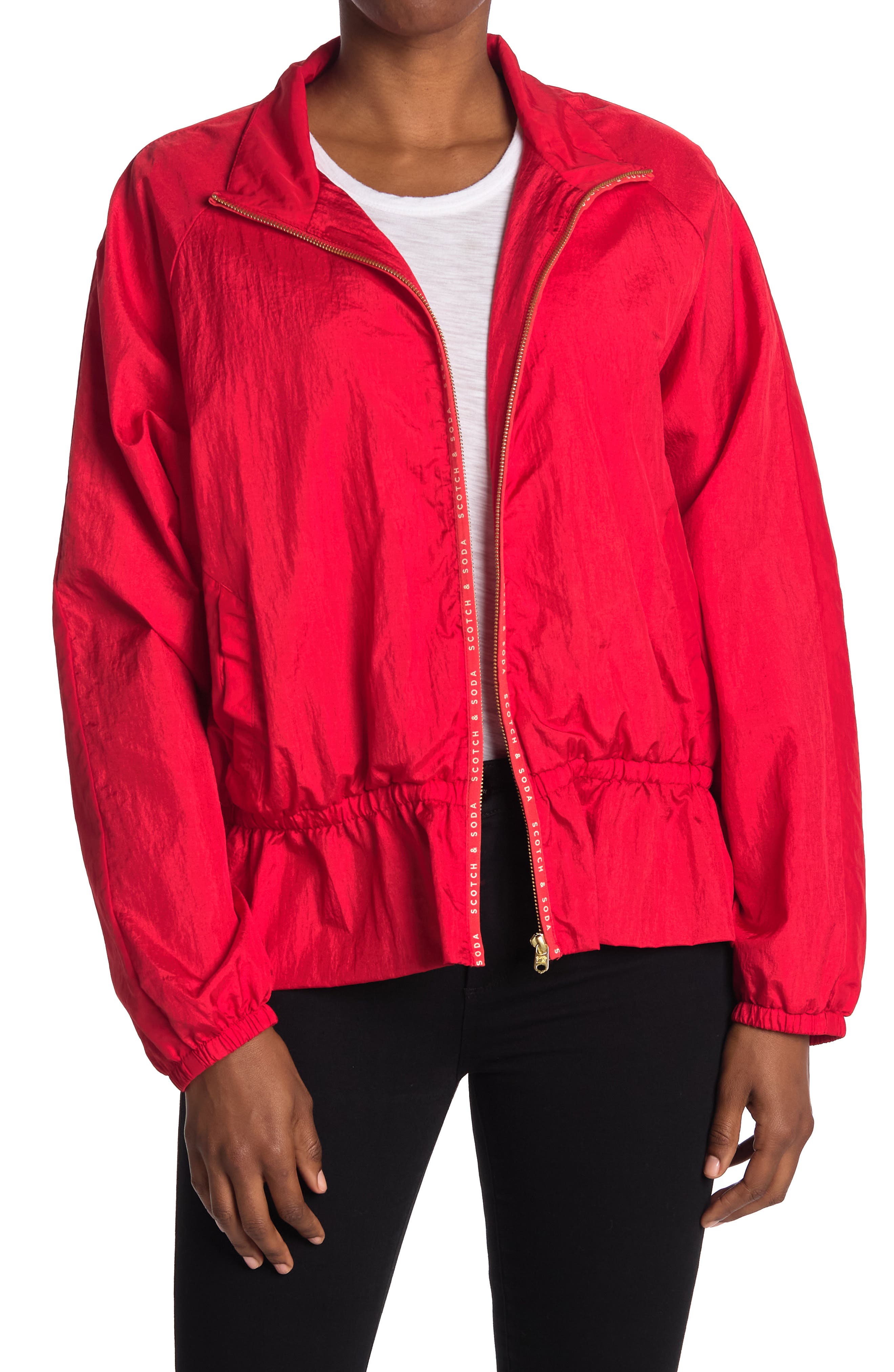 peplum windbreaker