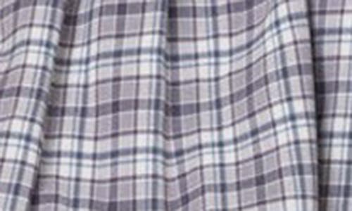 Edikted Plaid Bubble Microskort In Blue
