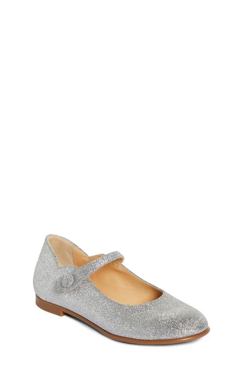 Christian Louboutin Kids' Melodie Chick Glitter Mary Jane Silver at Nordstrom,
