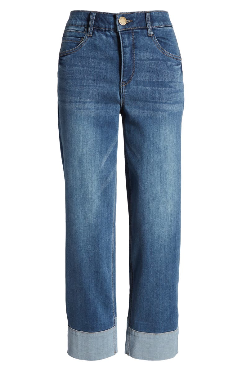 Wit & Wisdom 'Ab'Solution Tacked Cuff High Waist Boyfriend Jeans