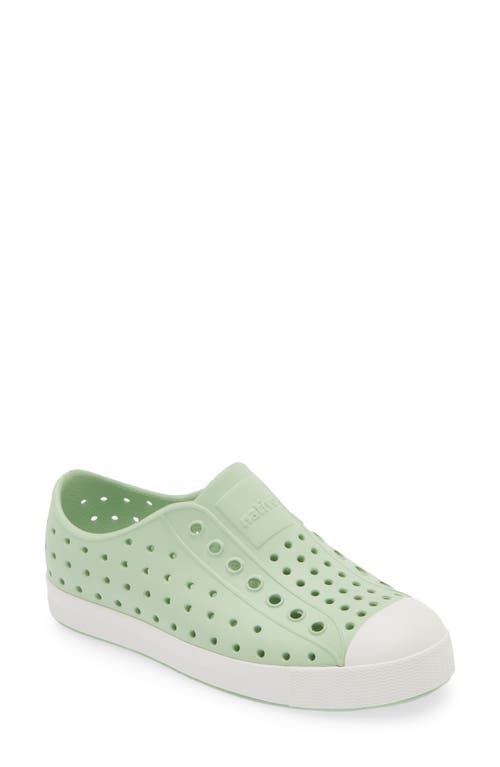 Native Shoes Jefferson Sugarlite Water Resistant Sneaker Fig Green/Shell White at Nordstrom, M