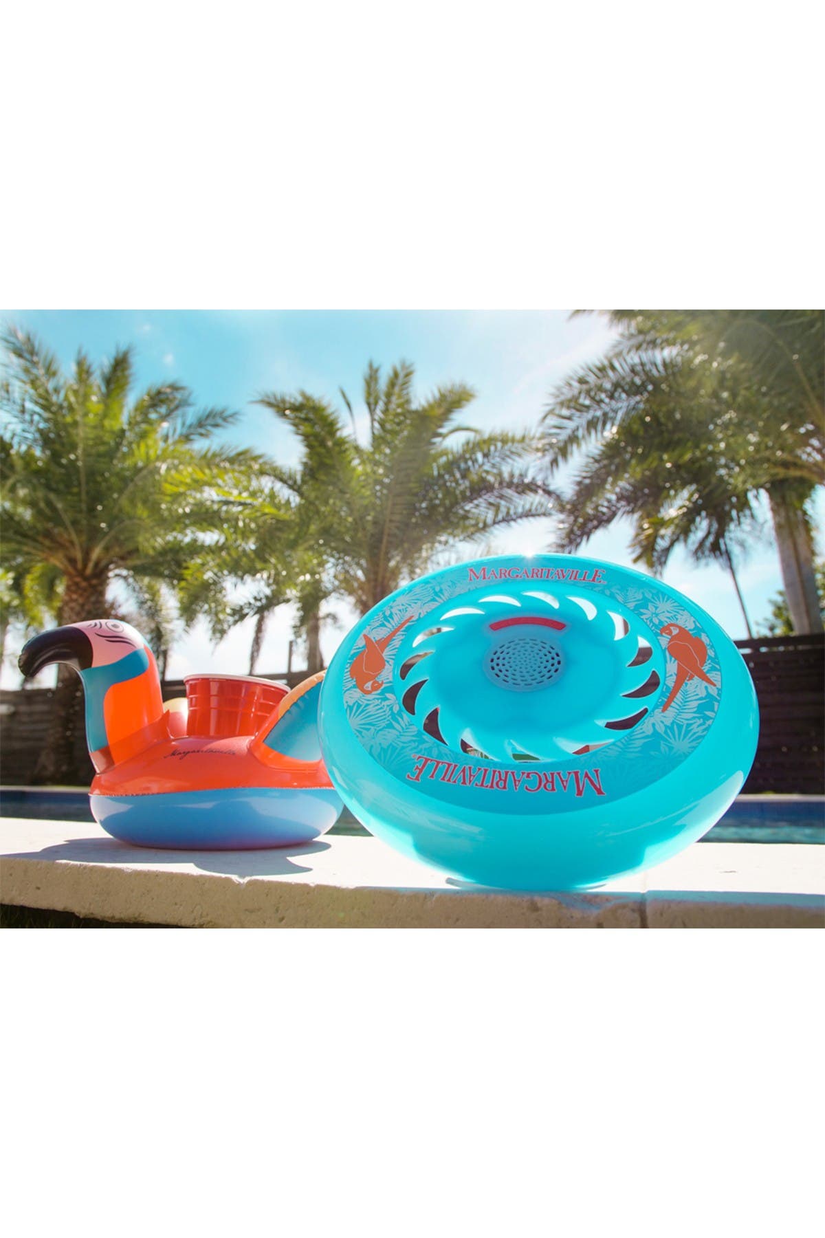 Margaritaville Frisbee With Waterproof Bluetooth Speaker