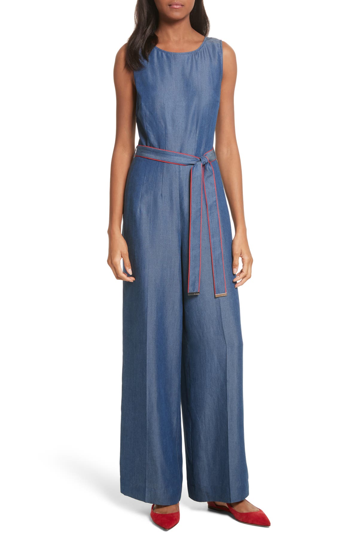 Ted Baker London Ishbell Tencel® Jumpsuit | Nordstrom