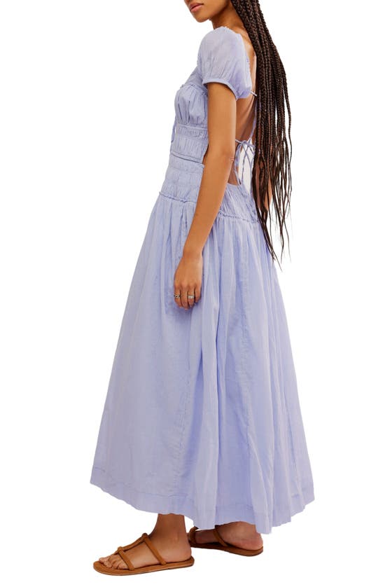 Shop Free People Feeling Bonita Strappy Back Maxi Dress In Blue Heron