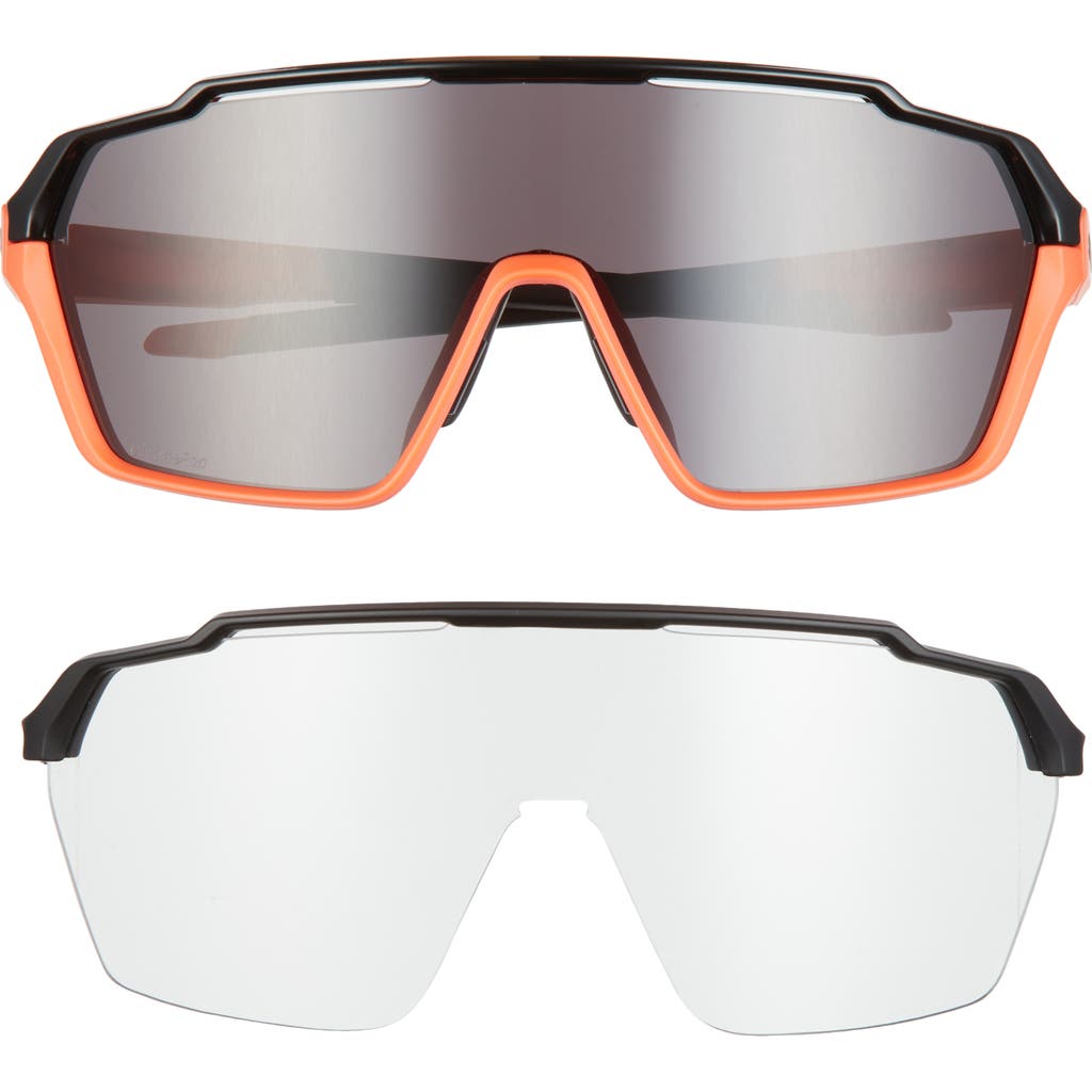 Smith Shift Mag™ 143mm Shield Sunglasses In Black Matte/black