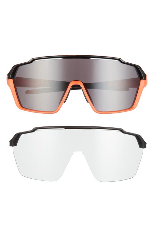 Smith Shift MAG 143mm Shield Sunglasses in Black Matte/Black at Nordstrom