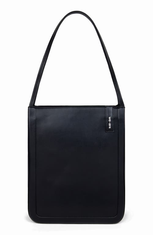 The Daily Leather Tote in Black