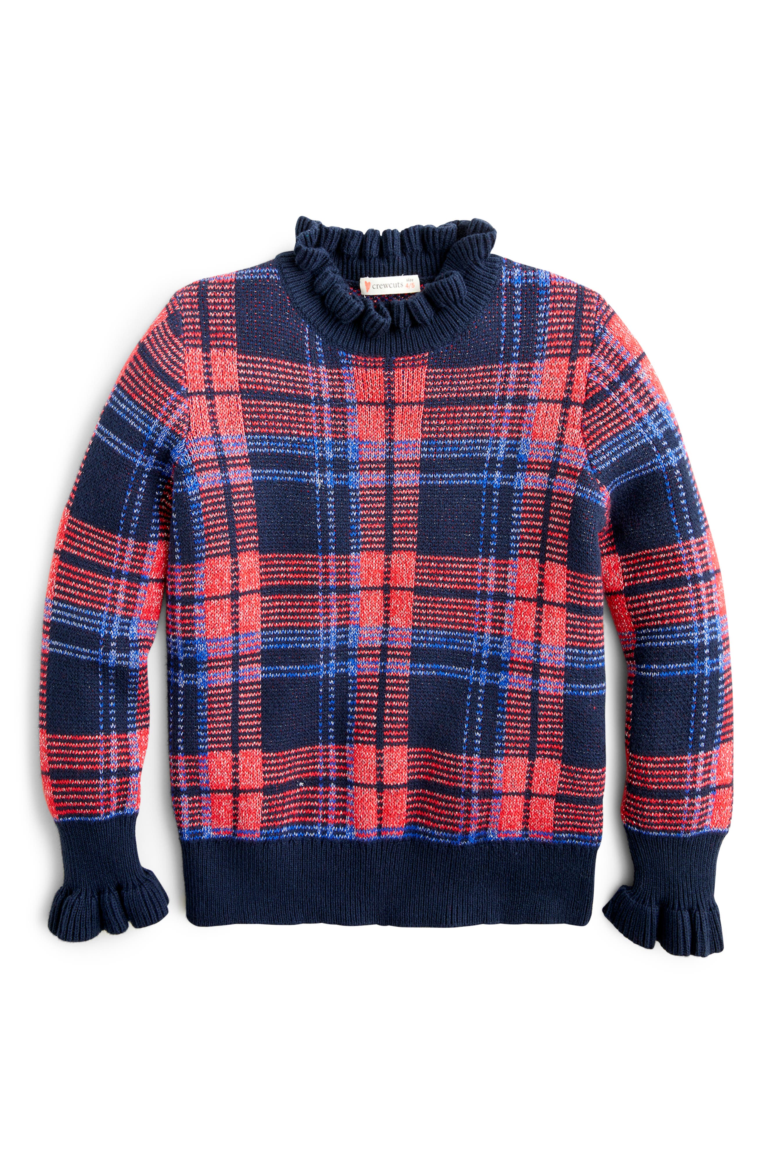Toddler//Little Kids//Big Kids crewcuts by J.Crew Girls Ruffle Pocket Wool Coat
