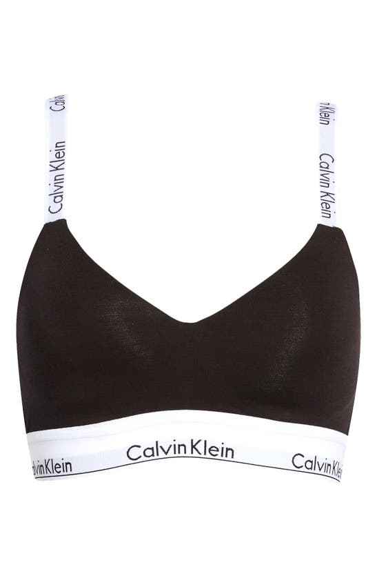 Calvin Klein Modern Flex Wireless Bra In Black