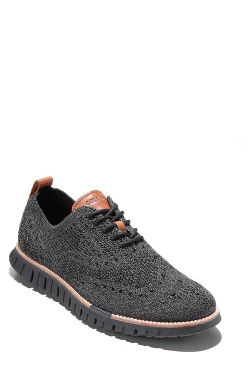 Shop Cole Haan Zerogrand Remastered Stitchlite™ Oxford In Magnet/black