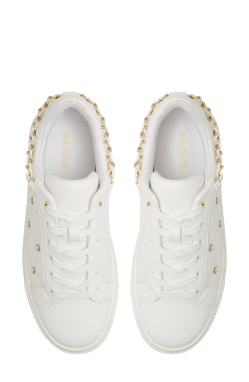 Shop Aldo Tavi Platform Sneaker In White